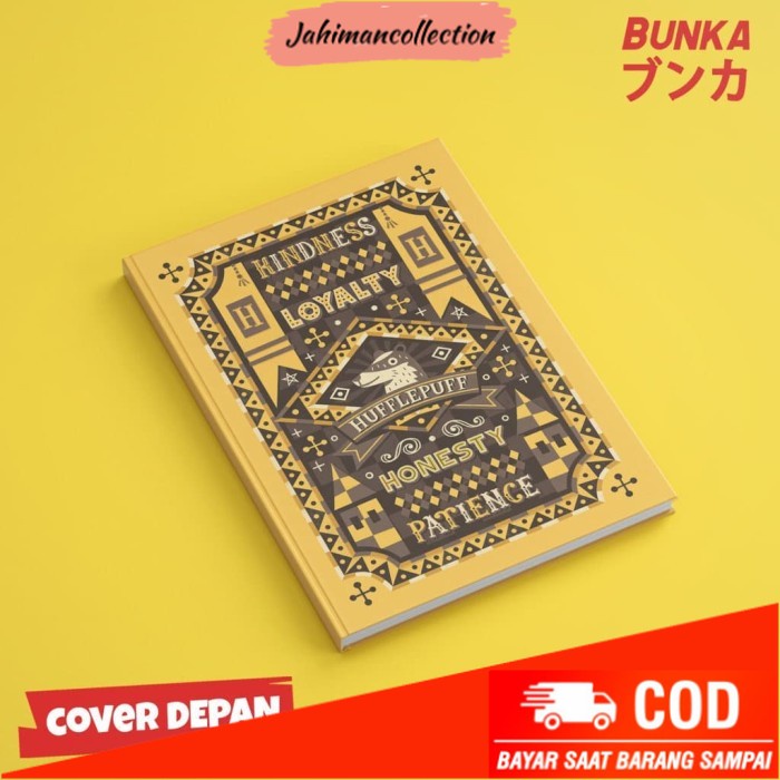 

✨ BISA COD ✨ Notebook Harry Potter Hufflepuff Pride Hardcover A5 Buku Catatan