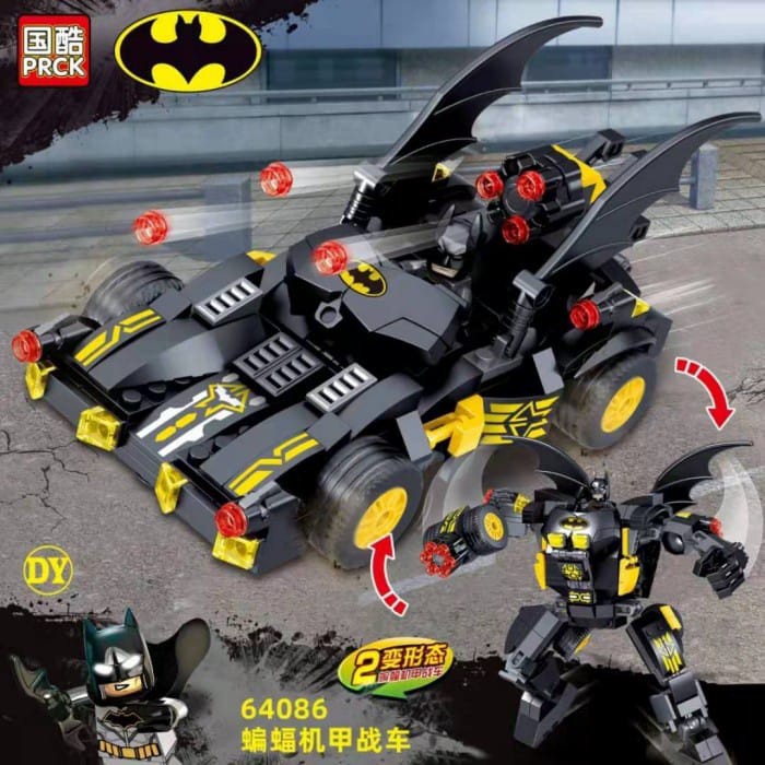 Lego Block Batman Robot Mecha Machine Bisa Jadi Mobil