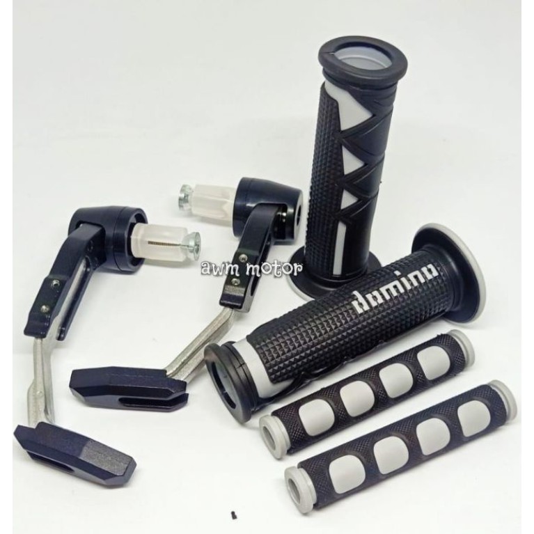 [PAKET] Handgrip New Domino shak Plus Proguard robot dan Karet Handle