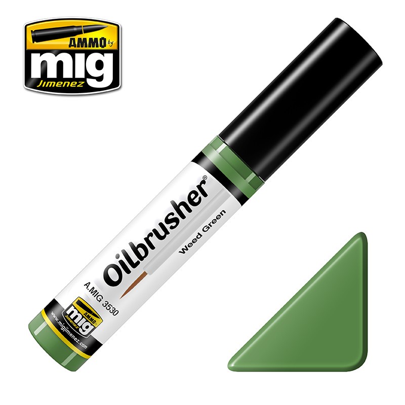 

AMIG3530 : WEED GREEN - Oilbrusher Ammo Mig