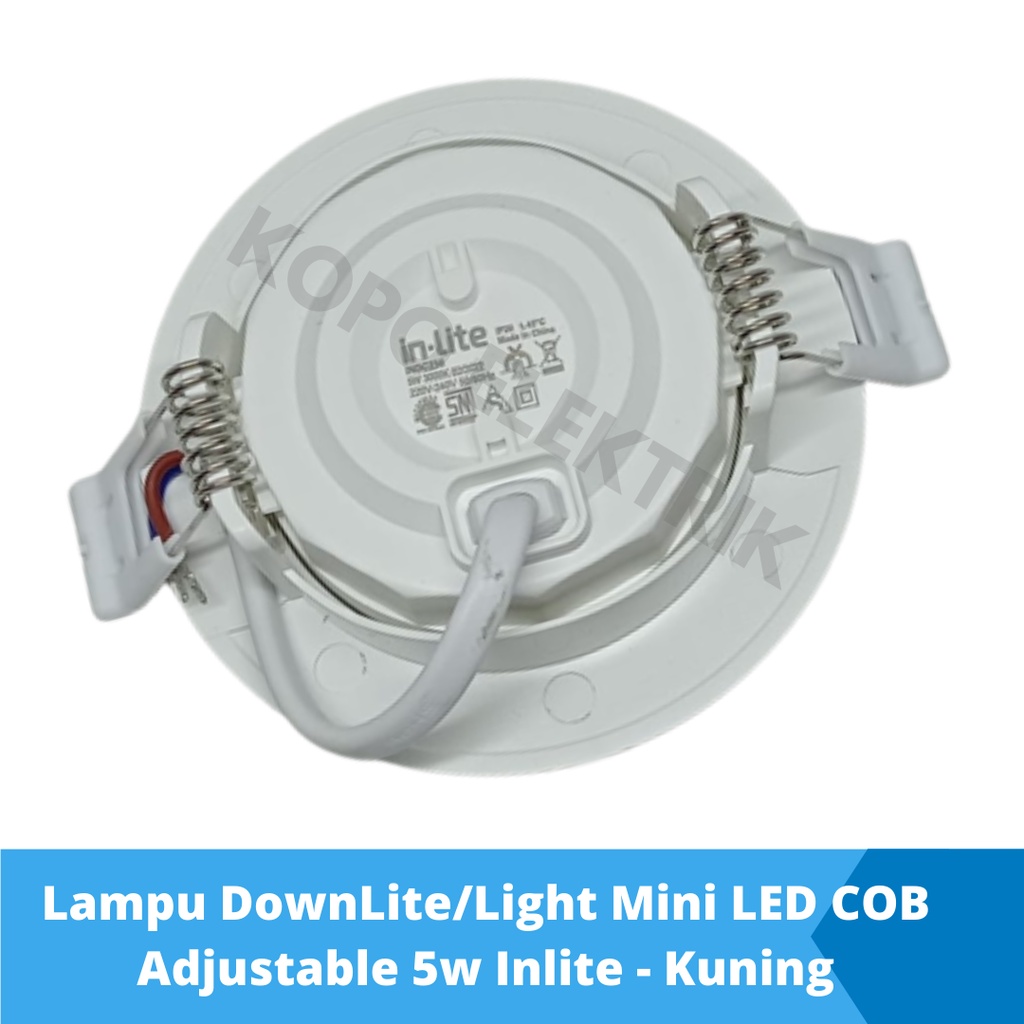 Inlite INDC236 Lampu DownLite/Light Mini LED COB Adjustable 5w