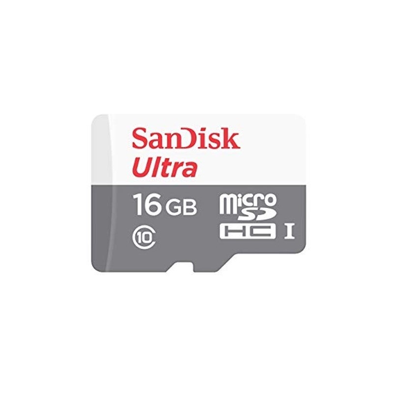 Micro SD SANDISK Ultra 16GB Class 10 80Mbps - SANDISK 16GB 80MbPS