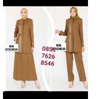 baju pns kantor Dinas pdh guru pegawai batik wanita