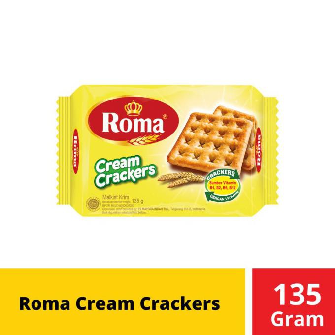 

Big Sale Roma Cream Crackers @135 Gr Big Sale