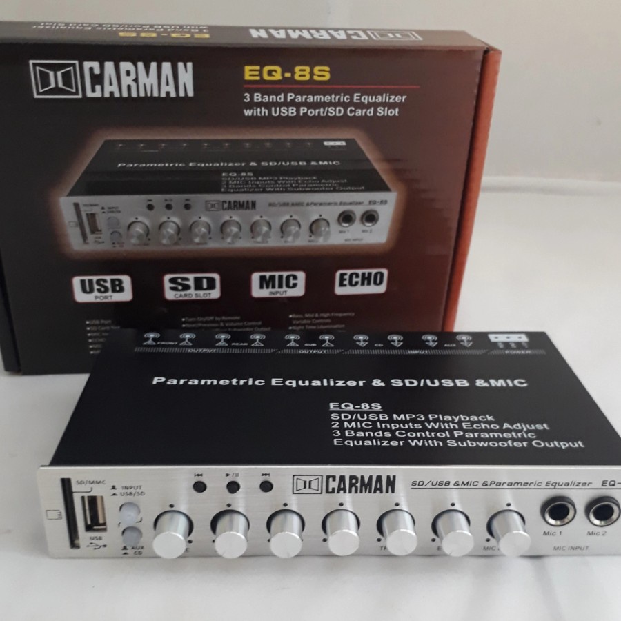 Parametrik carman EQ-8S pre amp carman EQ8S EQ 8S