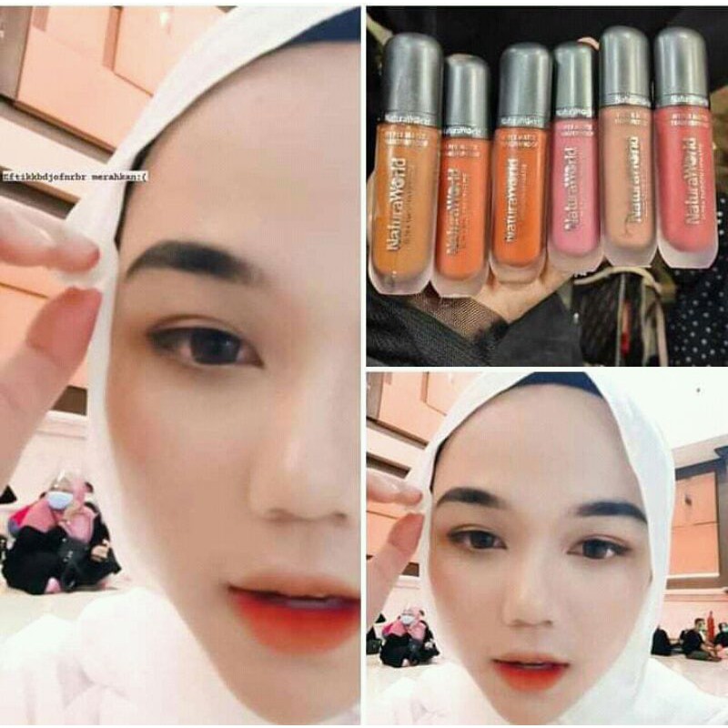 READY STOK  LIP CREAM MATTE / LIPSTIK HYPERMATTE TRANSFERPROOF NATURAWORLD ORIGINAL MEMBER RESMI