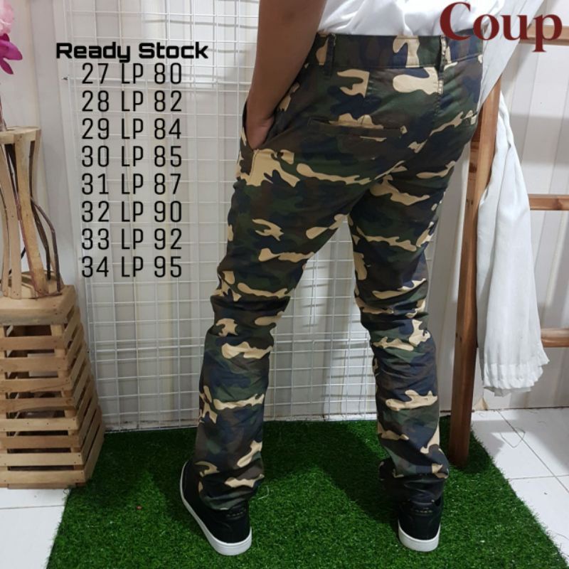 Celana Jogger Polo Loreng/Camo Original Branded