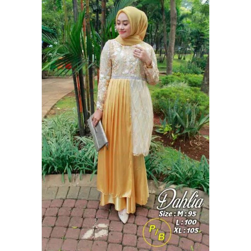 COD GAMIS TULLE MODERN/GAMIS PESTA MEWAH/GAMIS DAHLIA/BY PB