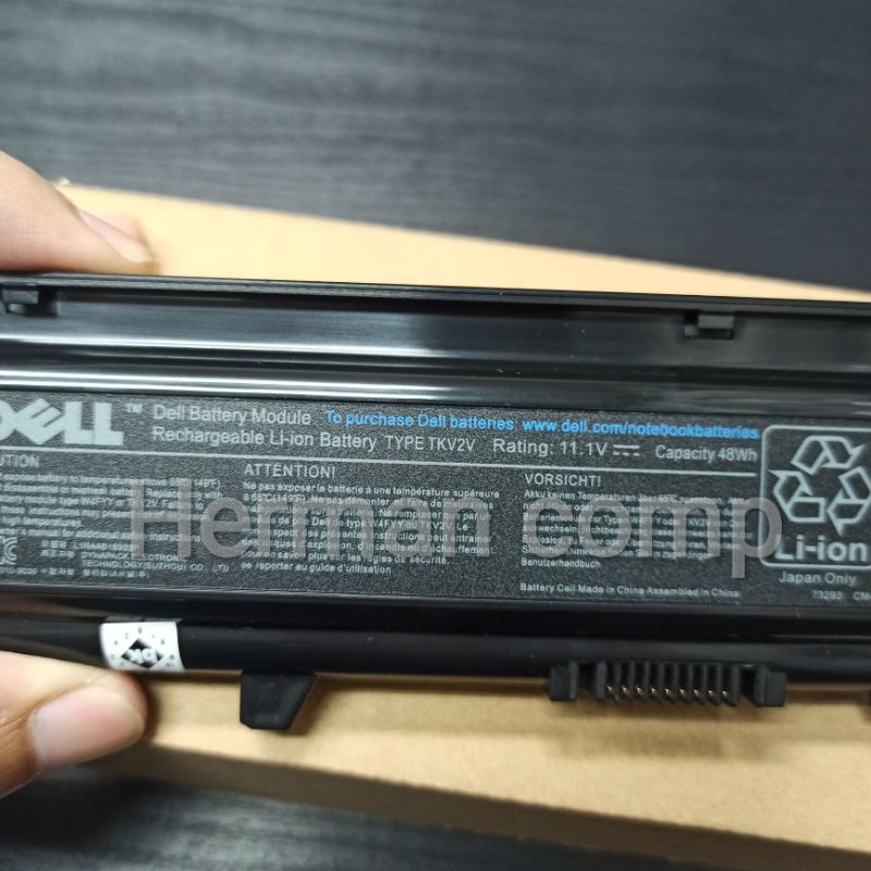 Original Baterai Dell Inspiron N4030 N4030D N4020 N4020D M4030 M4010 14V 14VR TKV2V