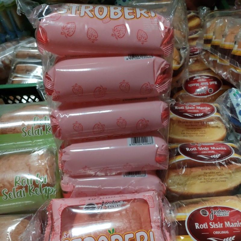 Roti Jordan isi 5 pcs ada 7 Varian Rasa ( Lihat Deskripsi )