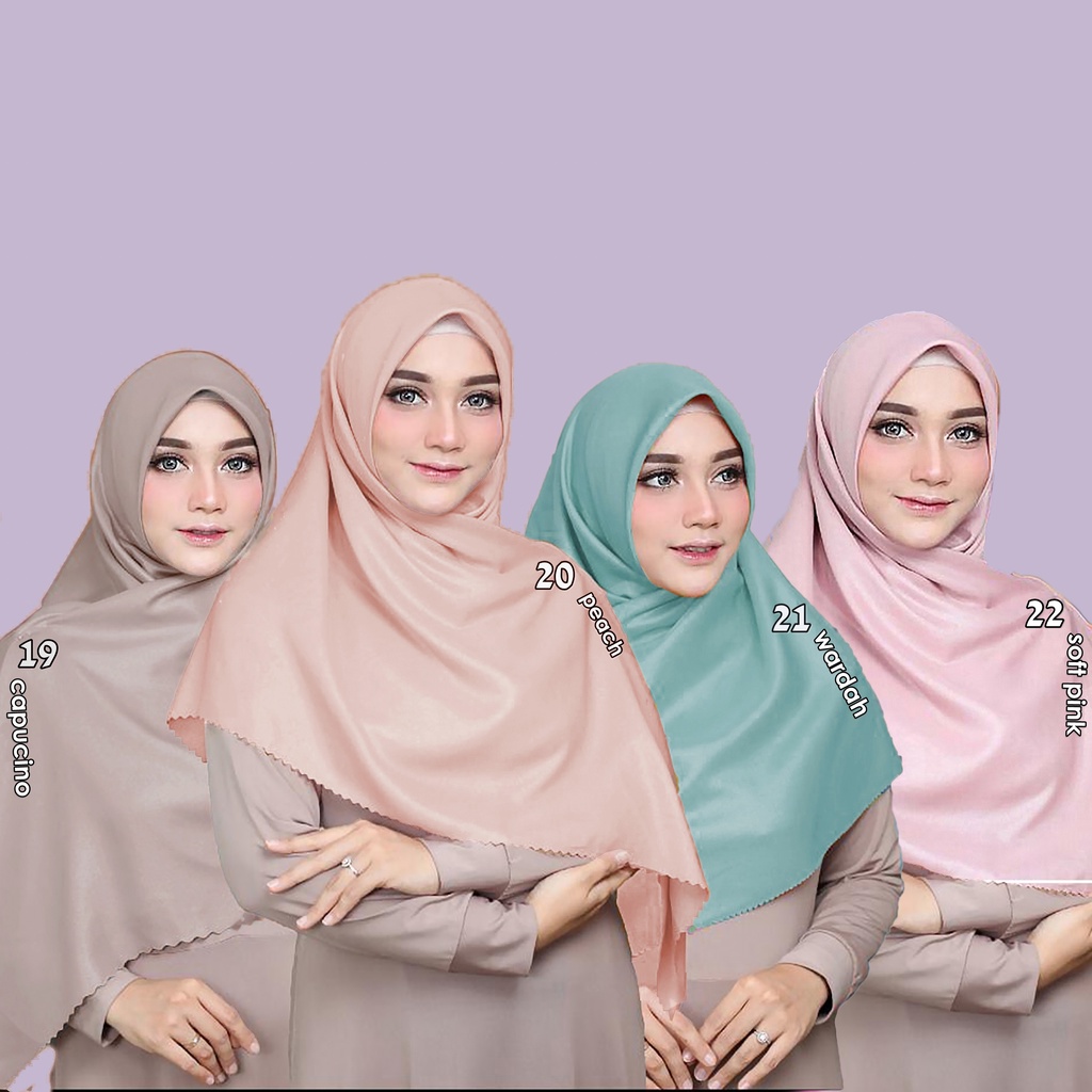 LUXURY NUR SINAR SYAR'I Laser Cut Hijab Segi empat Glamour Syari 130 Shinar jilbab segiempat Pesta-2