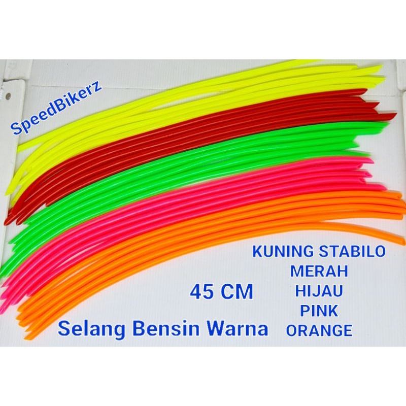 Selang Bensin Warna Variasi Satuan Slang Bensin Universal matic mio vario beat pcx nmax aerox scopy scoopy fino vario 125 150 led fi f1 bebek