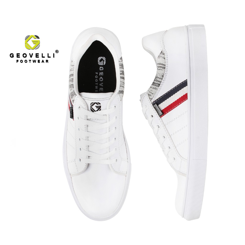 GEOVELLI STORE Sepatu Pria Kasual Sepatu Kerja Sepatu Pria Sneakers White Sepatu Pria Dewasa Terbaru