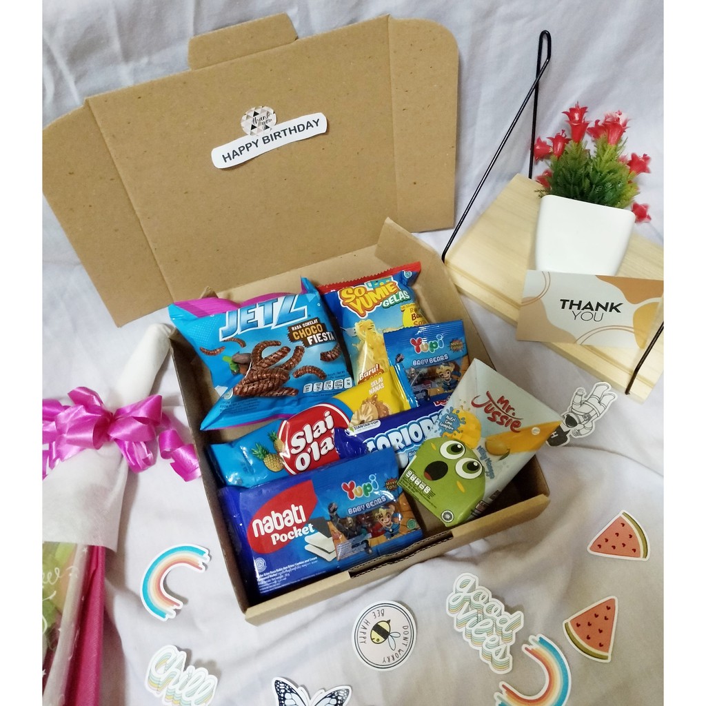 

Snack Box/ SnackBox/ Gift Box / Hampers Box kado ultah, wisuda