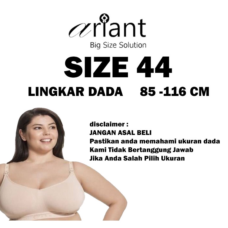 BH Tanpa Kawat Dan Busa Sport Bra Jumbo Big Size Cup Besar