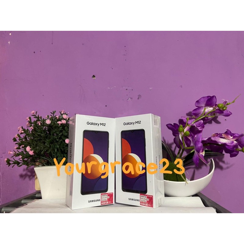 Samsung M12 4/64 New Garansi resmi-1