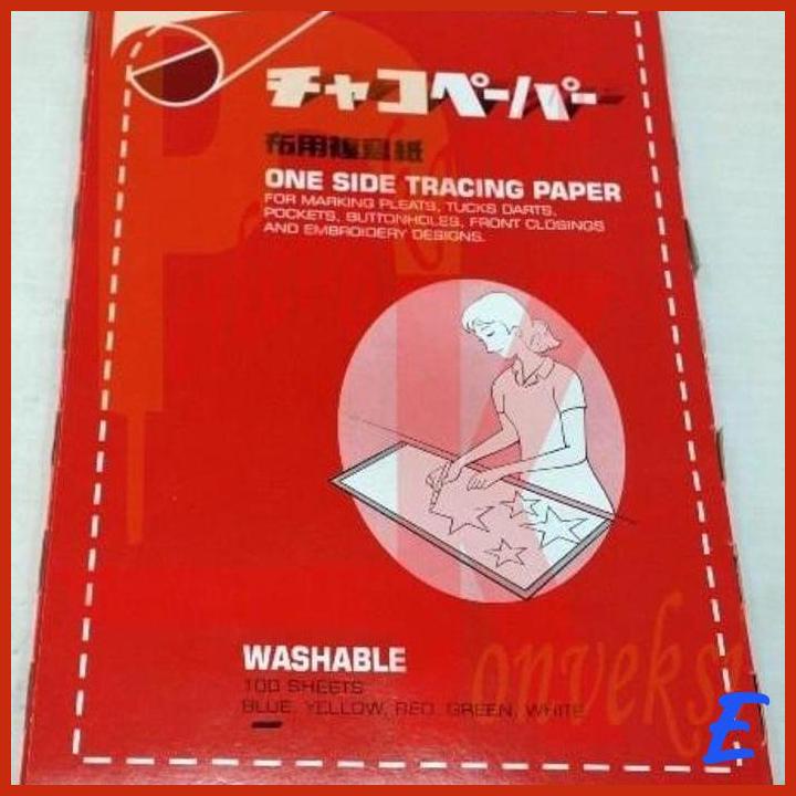 

Kertas Karbon Jepang Berwarna One Side Tracing Paper