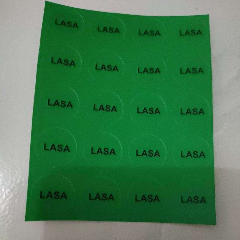

stiker LASA cutting sticker berisi 100 stiker