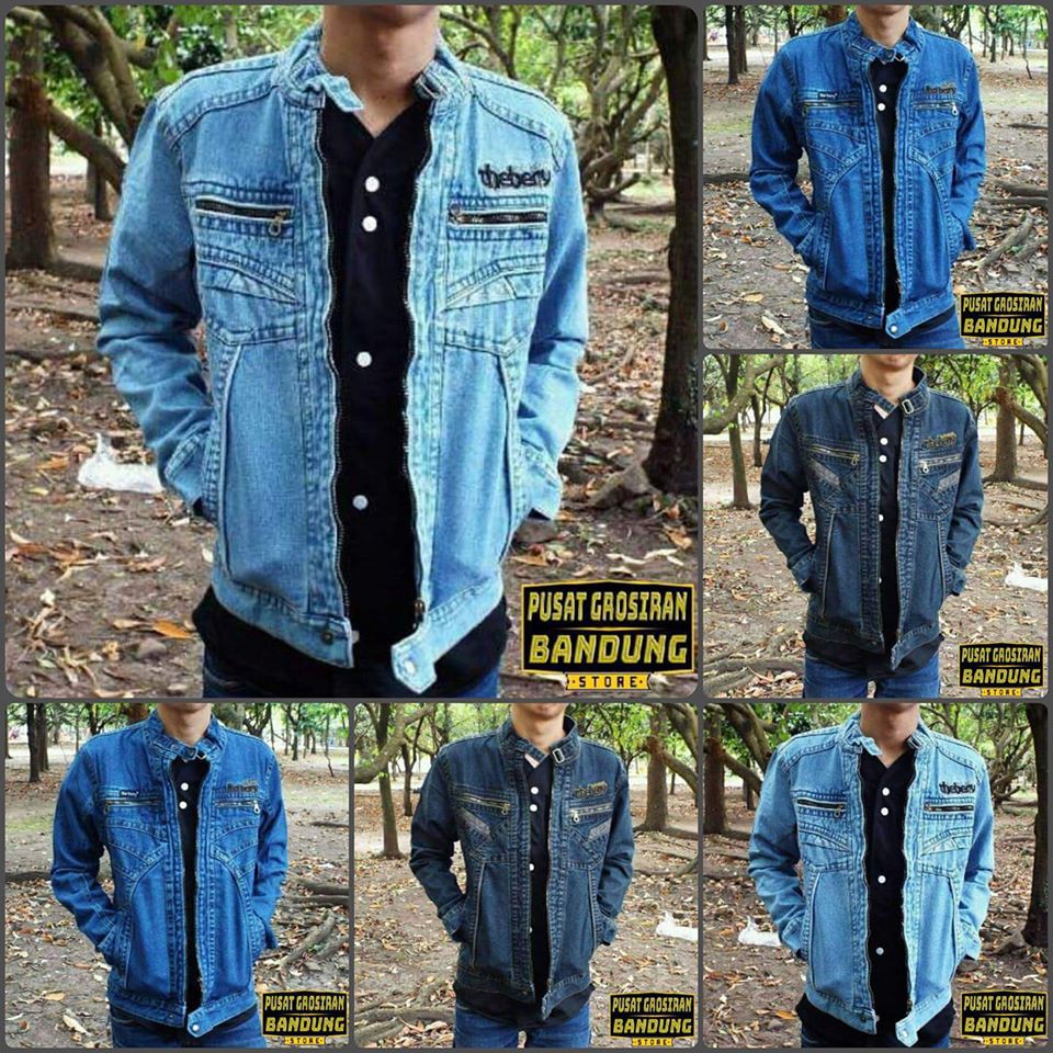 ( BAYAR DI TEMPAT ) Jaket Jeans Resleting Bioblit | Jaket Jeans | Jaket