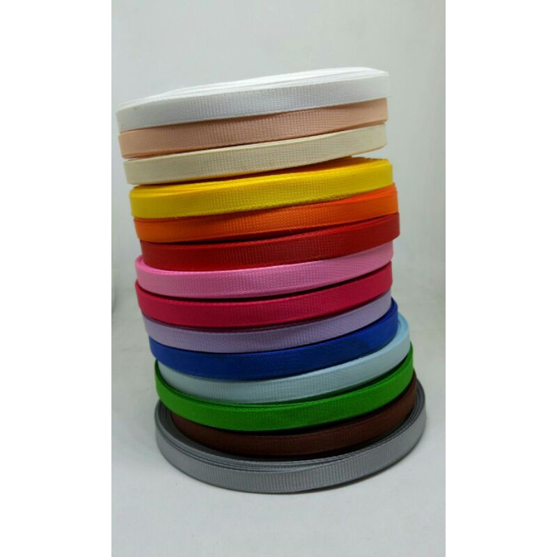 

Pita grossgrain polos aneka warna lebar 0.5cm