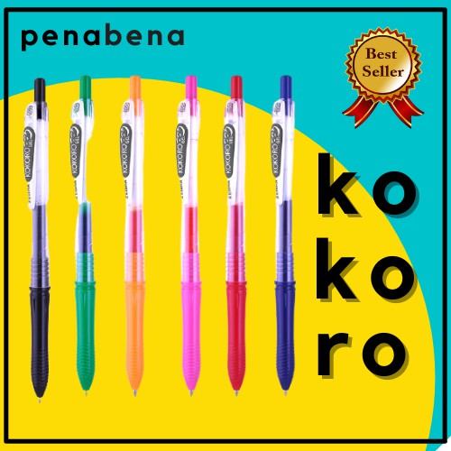 

Pulpen Gel Kokoro Zebra Colors – 0.5mm