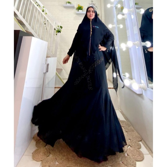 Busana muslim dewasa set syar'i Fashion Muslim Wanita Gamis Set Ruby Premium By Yodizein Syar'iDress Muslim Set Dewasa