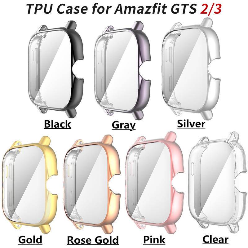 Soft Case TPU Ringan Bumper Pelindung Layar Smartwatch Huami Amazfit GTS2 GTS3 GTR3 Pro