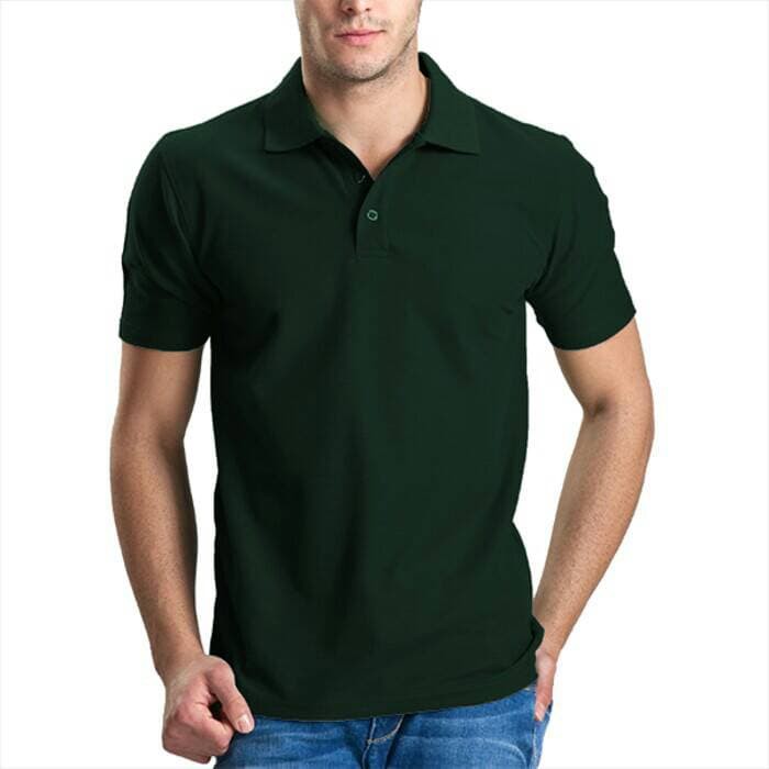Kaos kerah polo shirt berkerah polos grosir pria cowok murah-ARMY