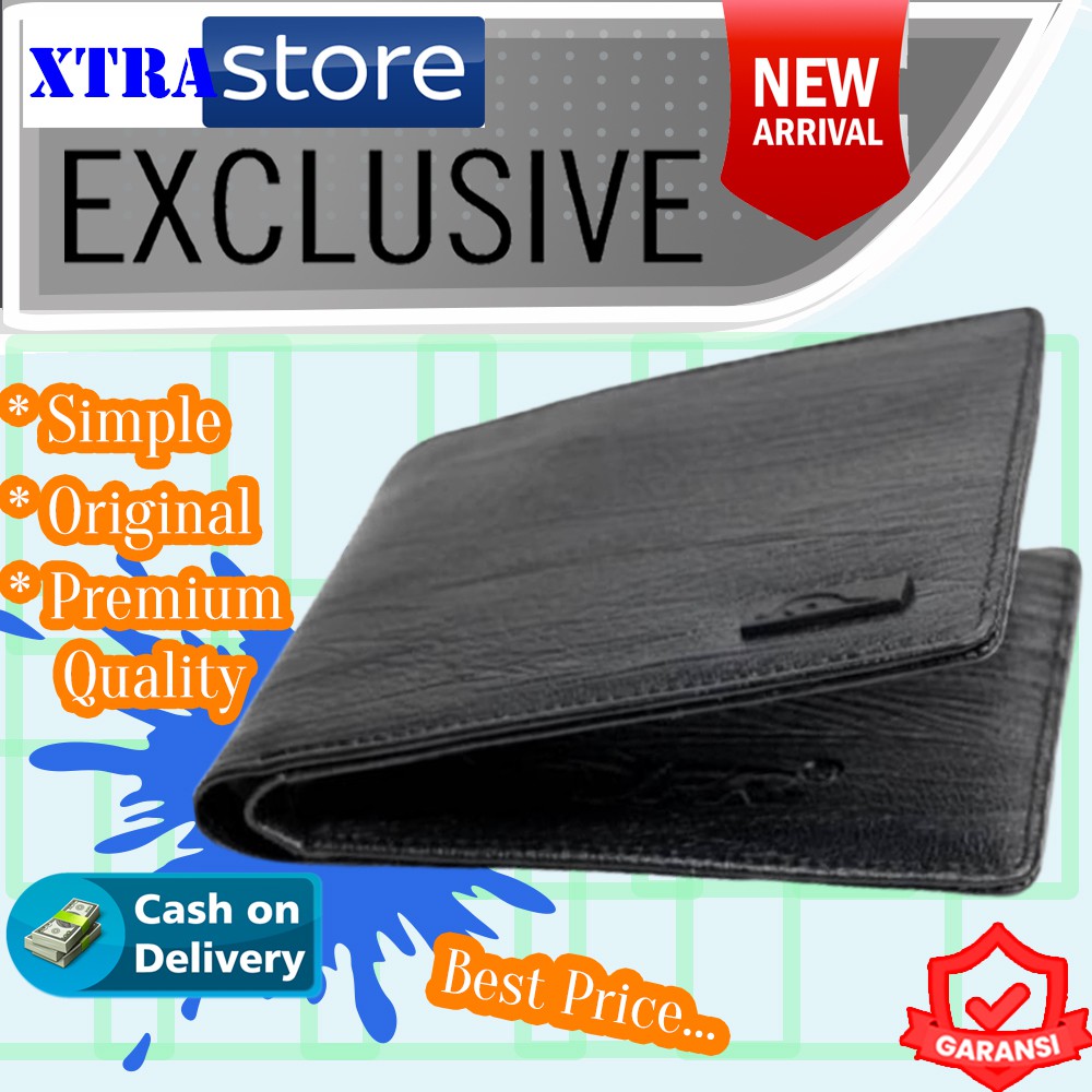 Dompet Pria Cowok Laki Laki Distro Branded Original Kartu Uang Dompet Lipat Mini Kecil Murah HP JP34