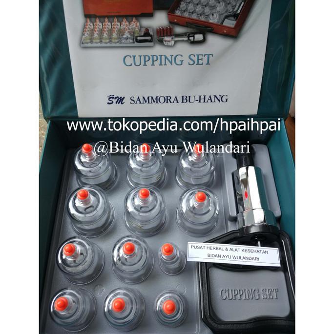 ( BISA COD ) Alat Bekam Sammora Isi 12 Box Biru Buatan Korea Original - Bungkus Plastik TERLENGKAP