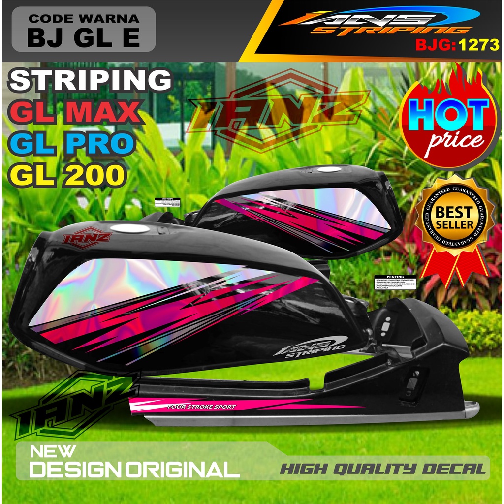 STIKER STRIPING GL HOLOGRAM / STRIPING GL MAX GL PRO VARIASI HOLOGRAM / STRIPING GL HOLOGRAM