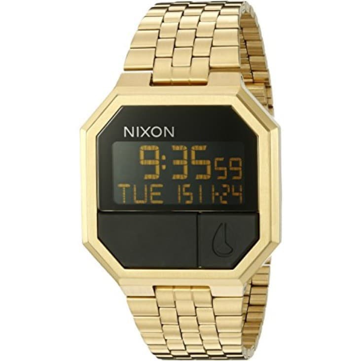 WatchHappy Nixon A158502 RE-Run All Gold Digital Unisex Watch 100% Original Best Seller Bergaransi