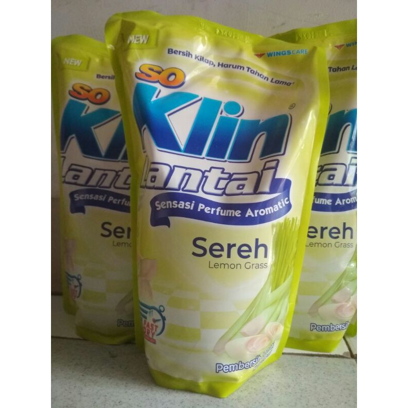 So Klin Lantai Sereh 780ml So klin Lantai Lemon Grass 780ml So Klin Lantai Aromaterapi