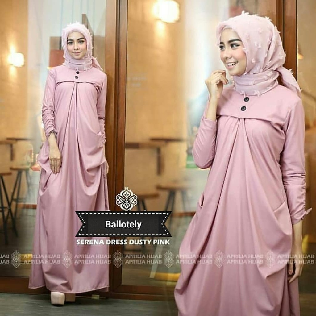 gamis | serena maxi | Balotelli | gamis maxi | baju muslim | maxi dress | long dress | dress | maxi