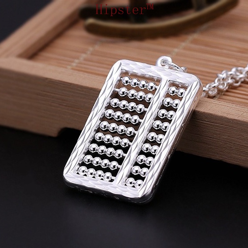 Best-Selling New Type 18K Golden Wishes Abacus Pendant Necklace