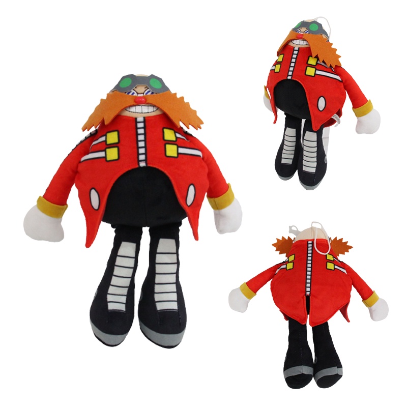 New 30cm Sonic the Hedgehog Basic Plush Classic Dr Eggman Plush Kids Gift