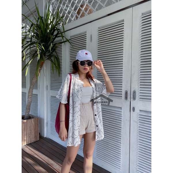 KEMEJA PATTERN OVERSIZE~/// Pattern Shirt ~ A106-A119