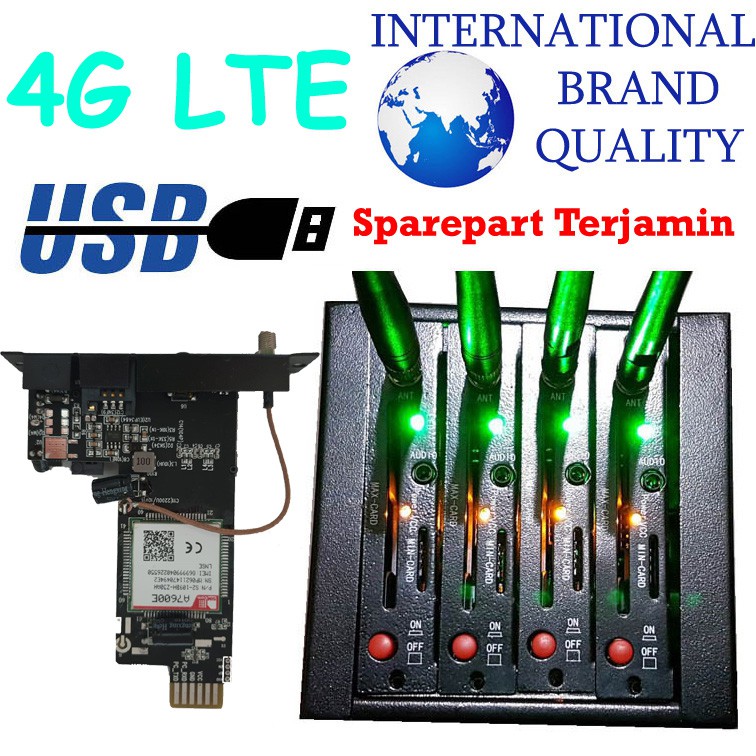 Modem Pool 4 Port 4G