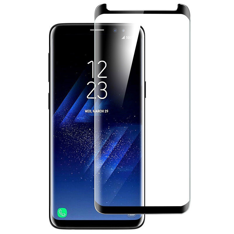 Tempered Glass FULL Samsung S7 Edge / S8 S9 / Note 9 8 FE - Screen Guard Anti Gores Kaca