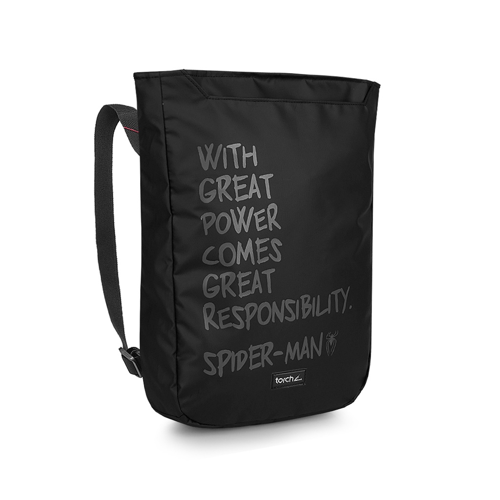 TORCH Depok Spider-Man 2 - Office Tote Bag - Quotes Daegok Black