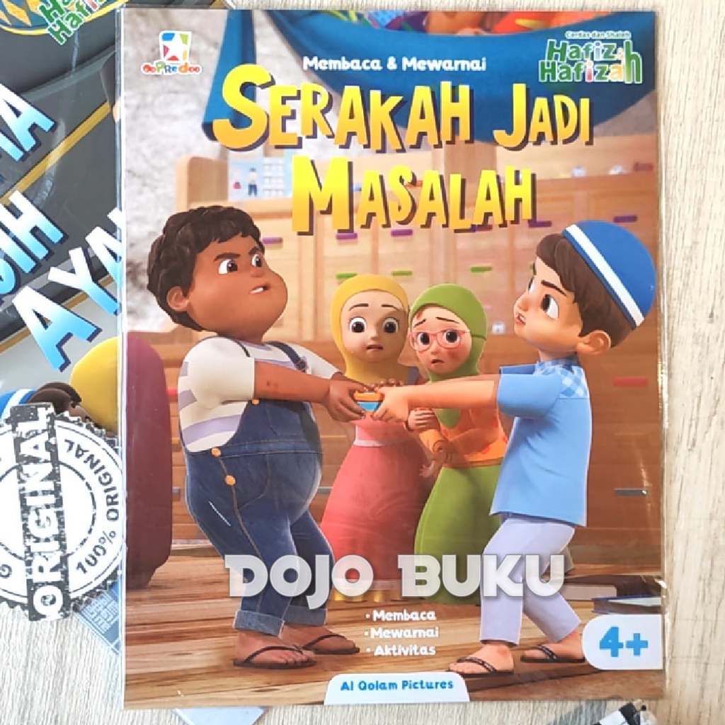 Buku Opredo Membaca &amp; Mewarnai Hafiz Hafizah by Al-Qolam Pictures