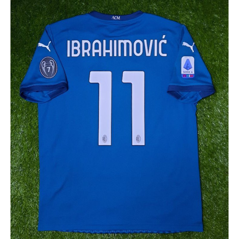 Jersey AC Milan Original 2020 2021 Ibrahimovic 3rd Bnwt