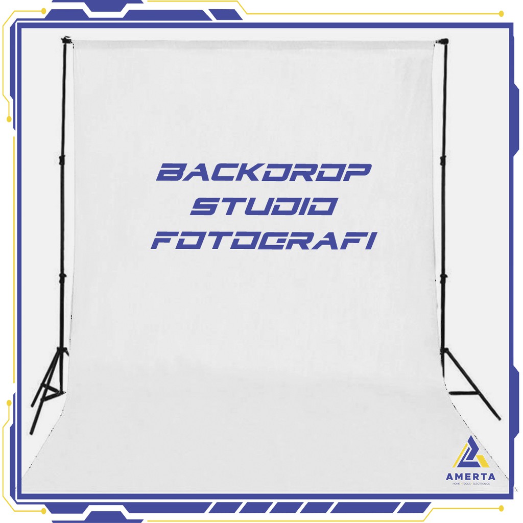 Backdrop Studio Fotografi 200 x 300 cm White