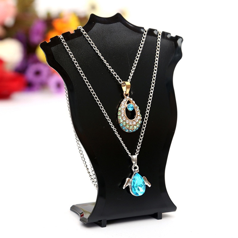 Stand Holder Display Perhiasan Kalung Anting Liontin