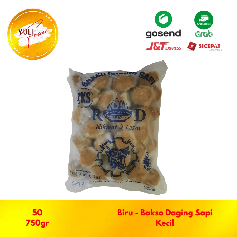 

Biru - Bakso Daging Sapi Kecil 50Pcs 750gr