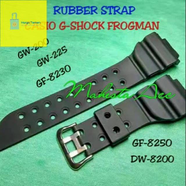 Tali Strap Casio G-Shock FROGMAN GW-200 RUBBER STRAP TALI JAM CASIO FROGMAN GW200