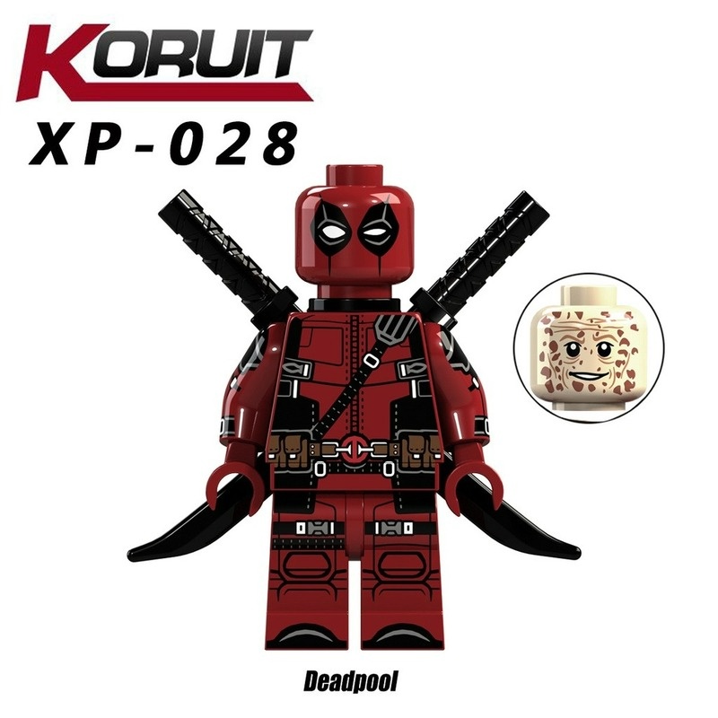 Kt1004 Mainan Action Figure Deadpool Minifigures Venom Thor Pink Untuk Hadiah