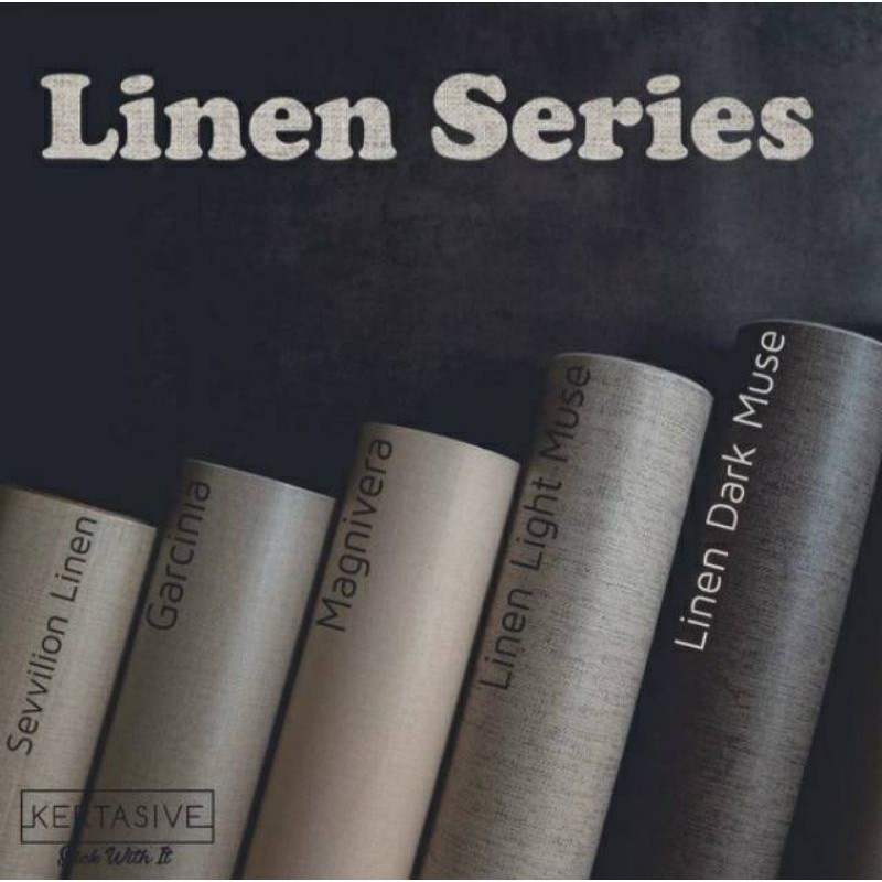 Motif kain Linen Series - Pvc Interior Film Kertasive