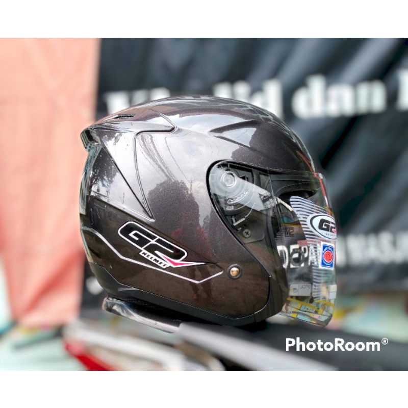 HELM semi DINAMIC G2 OPTIMAX PAKET GANTENG SPOILER-Gunmet