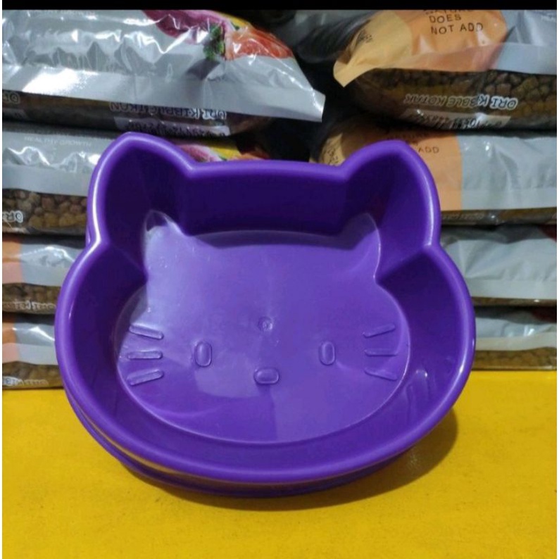 TEMPAT MAKAN KUCING/BOWL HELO KITTY/ALL VARIAN WARNA